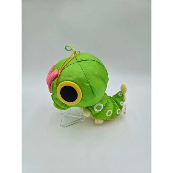 Pokemon Other - Vintage 1998 Pokemon Caterpie Plush Banpresto Japan Pocket Monsters Nylon Toy